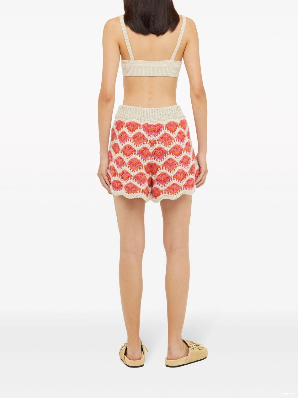 Cheap Mahal Hawa Women Alanui shorts crochet-knit 0805